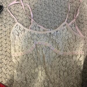 I am Gia lace cami top